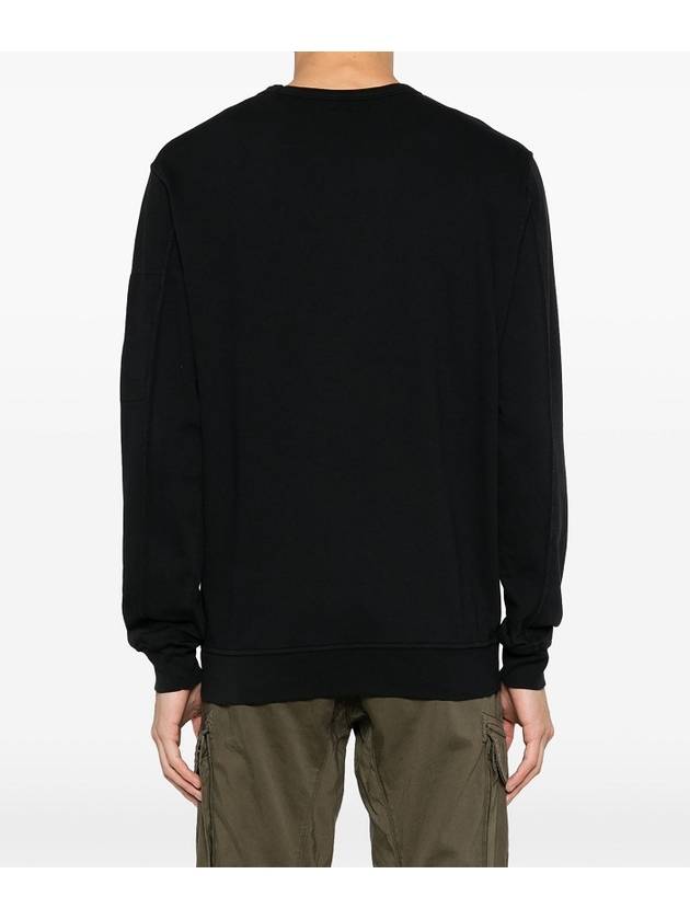 Light Fleece Sweatshirt Black - CP COMPANY - BALAAN 4