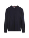 4 Bar Armband Tonal Long Sleeve T-Shirt Navy - THOM BROWNE - BALAAN 2