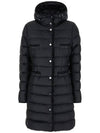 Hirma Logo Patch Long Padding Black - MONCLER - BALAAN 1