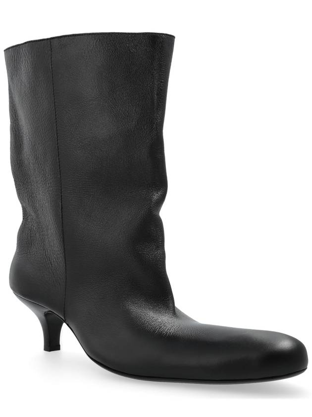 Balenciaga Leather Boots ‘Cagole’, Men's, Black - BALENCIAGA - BALAAN 4