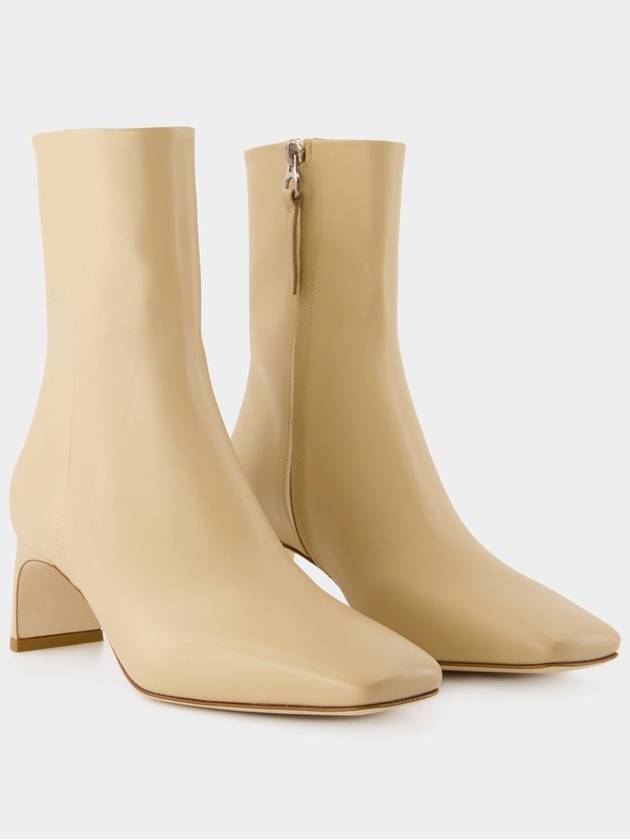 Tabitha Ankle Boots - Aeyde - Leather - Latte - AEYDE - BALAAN 2