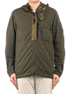 Lens Wappen Nylon Hooded Jacket Khaki - CP COMPANY - BALAAN 2