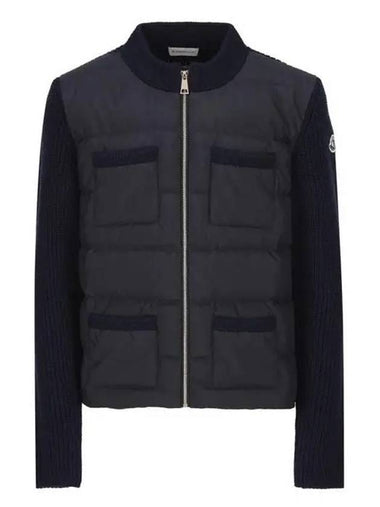 Moncler Junior 12 14 Padded Knit Cardigan - MONCLER - BALAAN 1