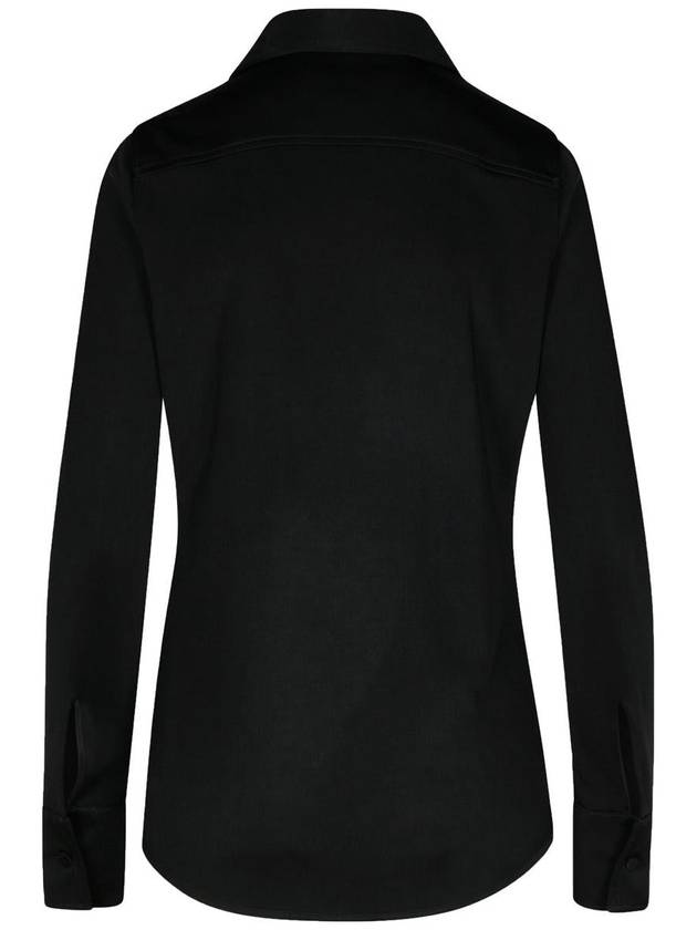 Jil Sander Black Viscose Shirt - JIL SANDER - BALAAN 3