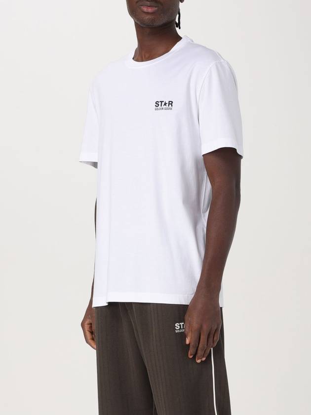 Star Collection Logo Short Sleeve T-Shirt White - GOLDEN GOOSE - BALAAN 5