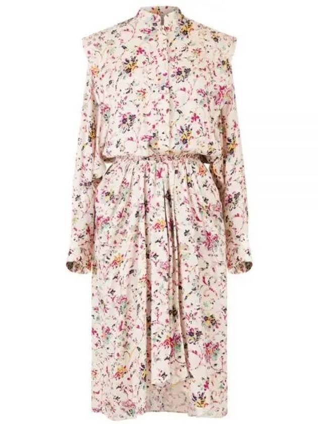 Floral midi dress ecru RO2025 22A037E - ISABEL MARANT - BALAAN 1