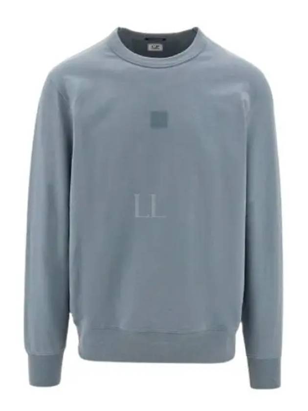 Metropolis Series Stretch Fleece Logo Sweatshirt Grey - CP COMPANY - BALAAN 2