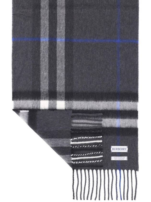 Check print fringe cashmere scarf 8095206 - BURBERRY - BALAAN 3