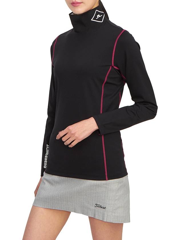 Golf wear mid layer women s long sleeve t shirt AWJS08983 9999 - J.LINDEBERG - BALAAN 6