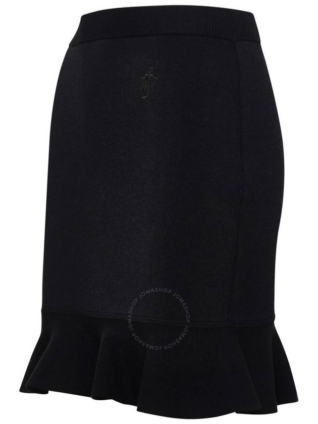 JW Anderson Viscose Blend Ruffled Hem Mini Skirt, Size Large - JW ANDERSON - BALAAN 2