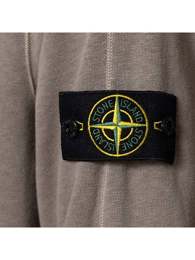 Compass Badge Cotton Hoodie Dove Grey - STONE ISLAND - BALAAN 6