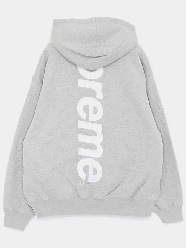 Back Logo Satin Applique Sweatshirt Men s Hoodie FW24SW37 HTH GRAY - SUPREME - BALAAN 3