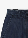 Contrast wide denim pants blue - NOIRER FOR WOMEN - BALAAN 6