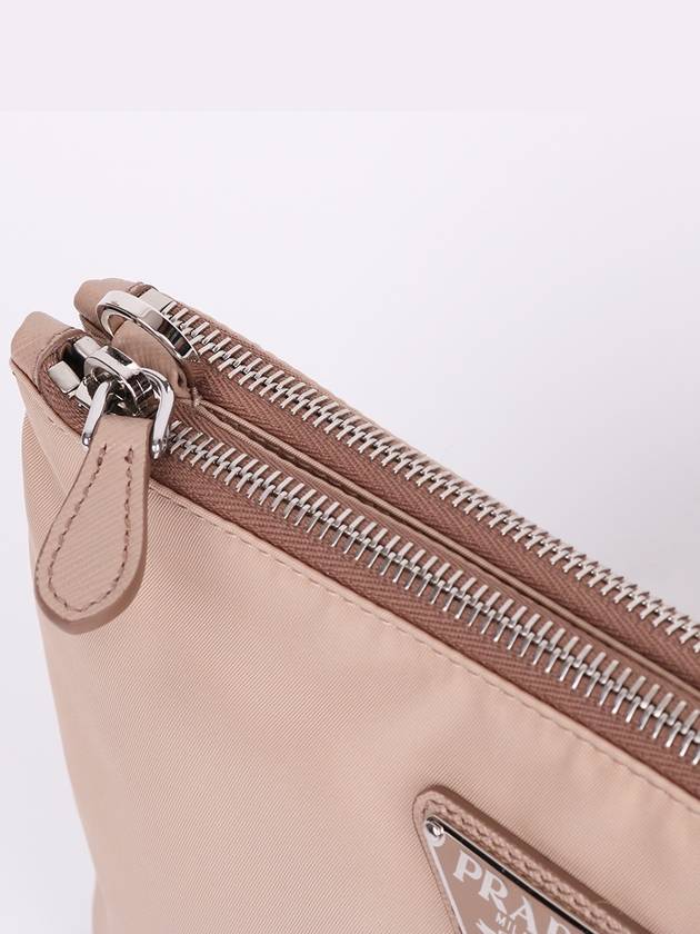 Re nylon double zip beige cross bag 1BH046 - PRADA - BALAAN 4