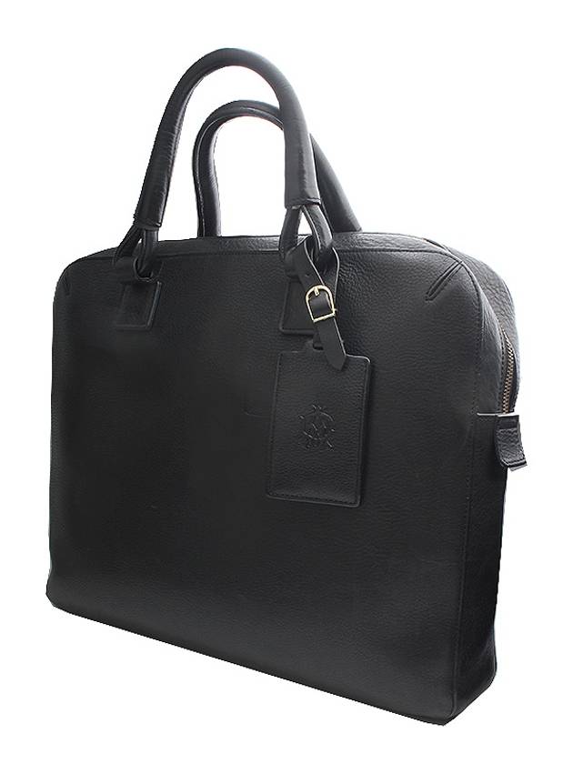 Black leather briefcase - DUNHILL - BALAAN 2