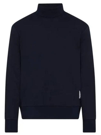 Thermal Rib Ottoman Stripe Turtleneck Navy - THOM BROWNE - BALAAN 2