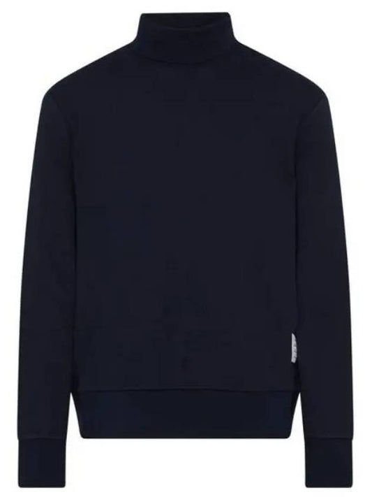 Thermal Rib Ottoman Stripe Turtleneck Navy - THOM BROWNE - BALAAN 2