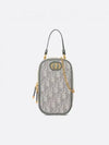 Montaine Phone Holder Small Cross Bag Grey - DIOR - BALAAN 2