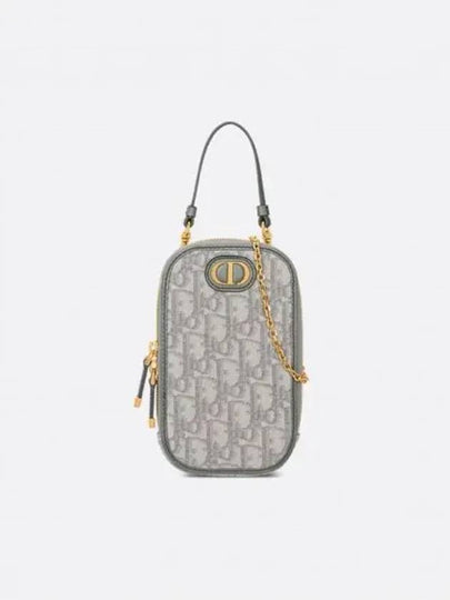 Montaine Phone Holder Small Cross Bag Grey - DIOR - BALAAN 2