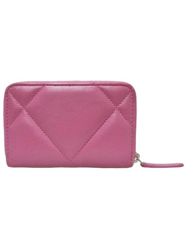 Women AP0949 19 Pink Zipper Coin Card Wallet - CHANEL - BALAAN 3