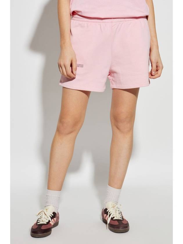 Pangaia Logo Shorts, Unisex, Pink - PANGAIA - BALAAN 3