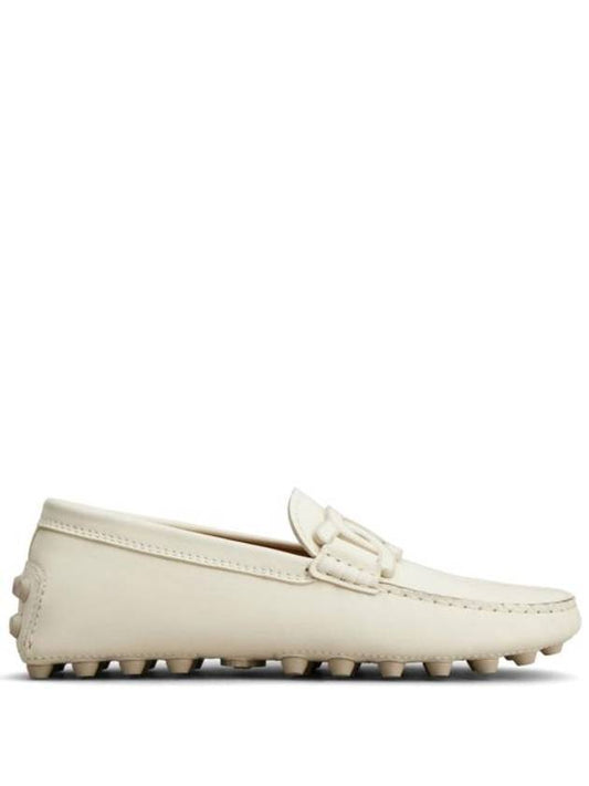 Kate Gommino Bubble Leather Driving Shoes Off White - TOD'S - BALAAN 1