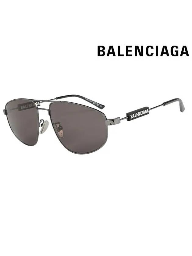 Eyewear Aviator Metal Boeing Sunglasses Gray - BALENCIAGA - BALAAN 2