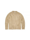 Mohair Wool Jumper Knit Top Beige - ACNE STUDIOS - BALAAN 2