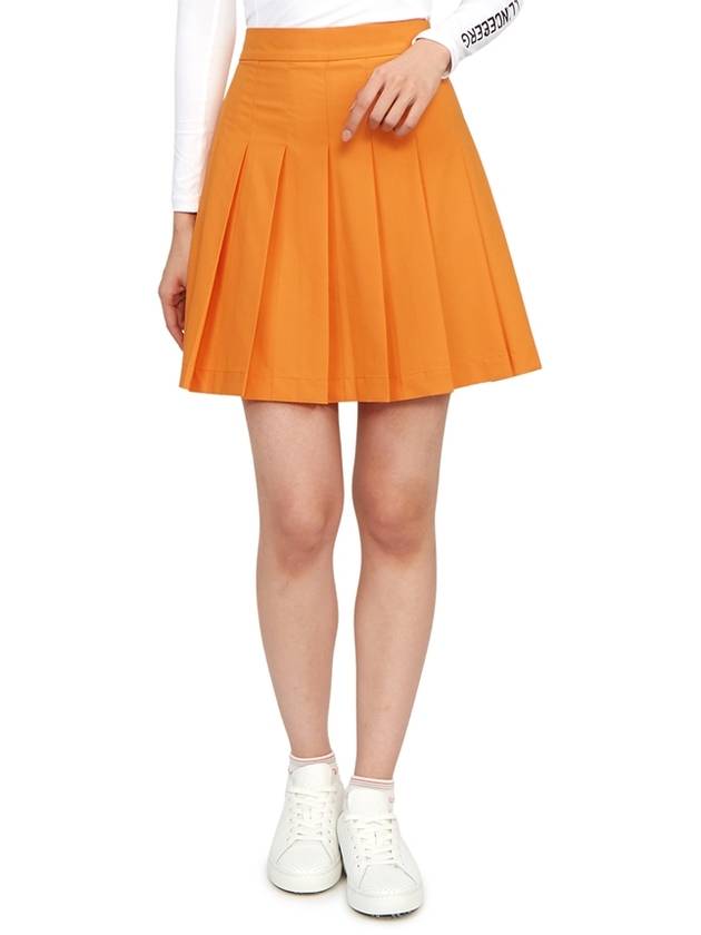 Women's Adina Golf Skirt Orange - J.LINDEBERG - BALAAN 6