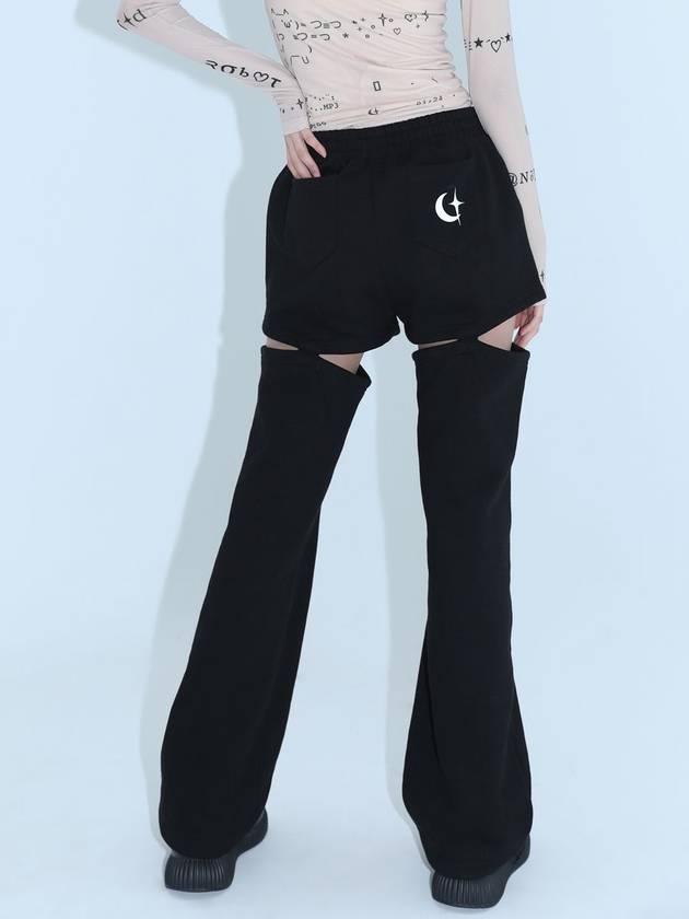 08 piercing cut out pants BLACK - CLUT STUDIO - BALAAN 6