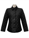 New Frankby Diamond Quilted Jacket Black - BURBERRY - BALAAN 2