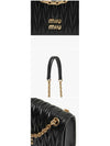 Matelasse Nappa Leather Mini Bag Black - MIU MIU - BALAAN 5