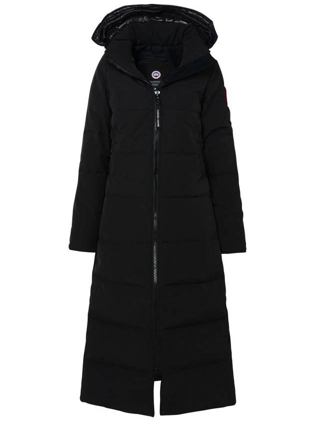 Mystique Satin Long Parka Black - CANADA GOOSE - BALAAN 2