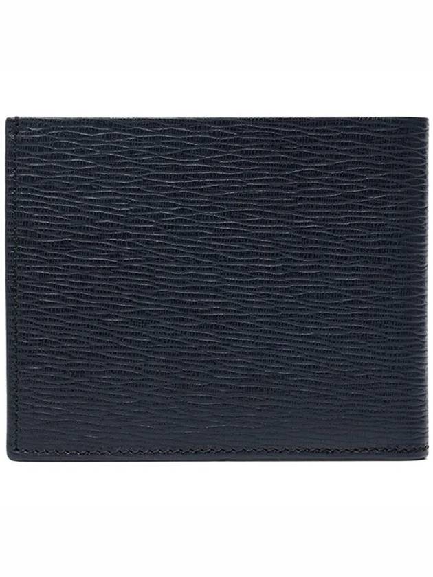 Gancini Half Wallet Deep Ocean - SALVATORE FERRAGAMO - BALAAN 4