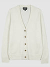 Louisa Wool Cardigan Ecru - A.P.C. - BALAAN 2