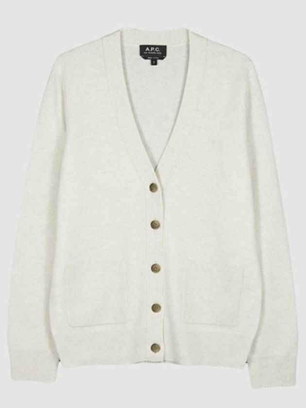 Louisa Wool Cardigan Ecru - A.P.C. - BALAAN 2