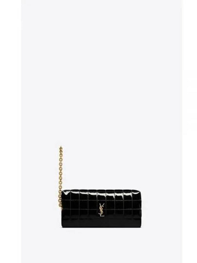 Cassandre Chain Pouch Bag Black - SAINT LAURENT - BALAAN 2