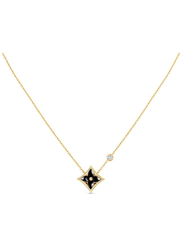 Color Blossom BB Star Pendant Necklace Black Gold - LOUIS VUITTON - BALAAN 2