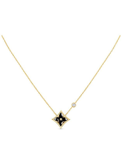 Color Blossom BB Star Pendant Necklace Black Gold - LOUIS VUITTON - BALAAN 2