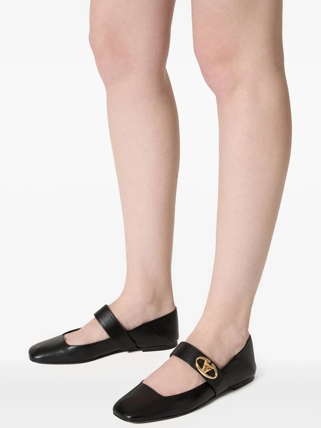 Valentino Garavani Flat shoes Black - VALENTINO - BALAAN 6