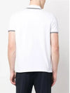 Moncler Logo Patch Cotton PK Shirt White - MONCLER - BALAAN 7