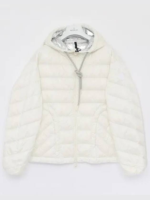 Delfo patch logo hooded padded women s jacket 1A00048 595FE 034 271934 1040169 - MONCLER - BALAAN 1