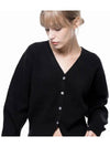 Four Woman Women s Soft Crop Knit Cardigan Black W243TP04BK - CHANCE'S NOI - BALAAN 7