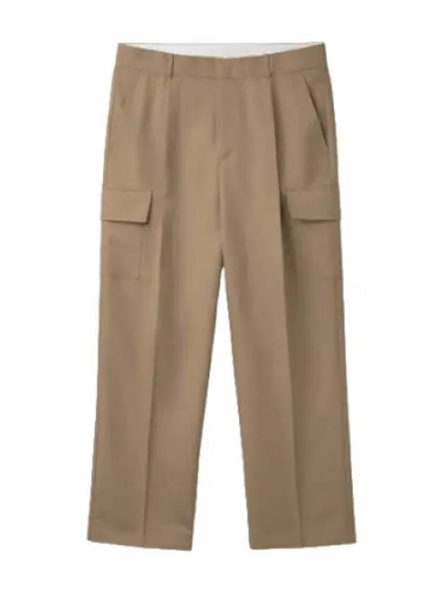 Droldmonsieur Le Pantalon Cargo Flannel Beige - DROLE DE MONSIEUR - BALAAN 1