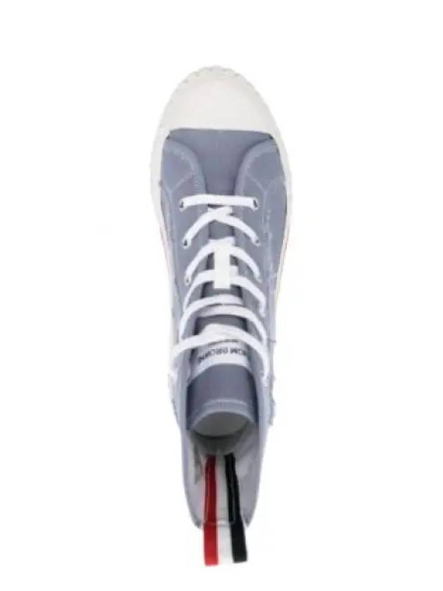 Women's RWB Striped High Top Sneakers Blue - THOM BROWNE - BALAAN 2