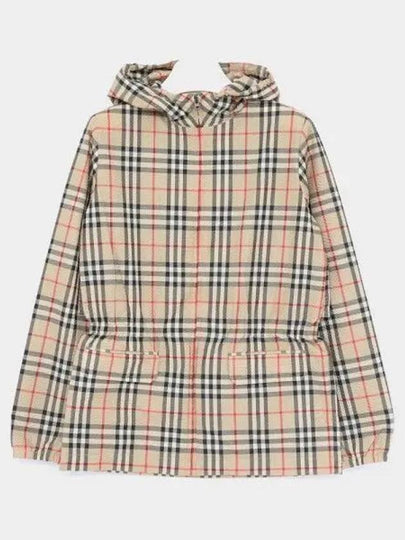 Kids Vintage Check Hooded Jacket Archive Beige - BURBERRY - BALAAN 2