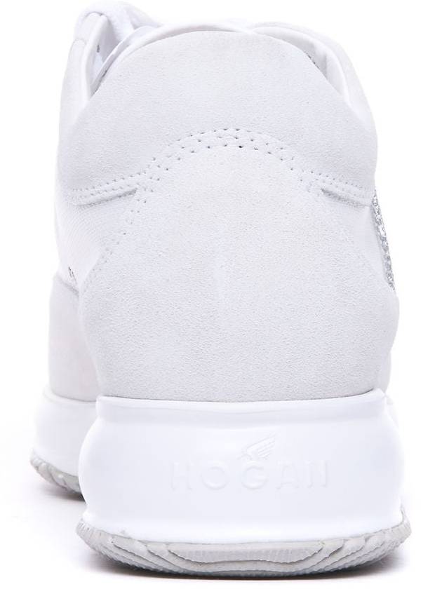 interactive low top sneakers gray silver - HOGAN - BALAAN 4