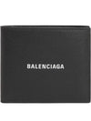 Logo Print Half Wallet Black - BALENCIAGA - BALAAN 2