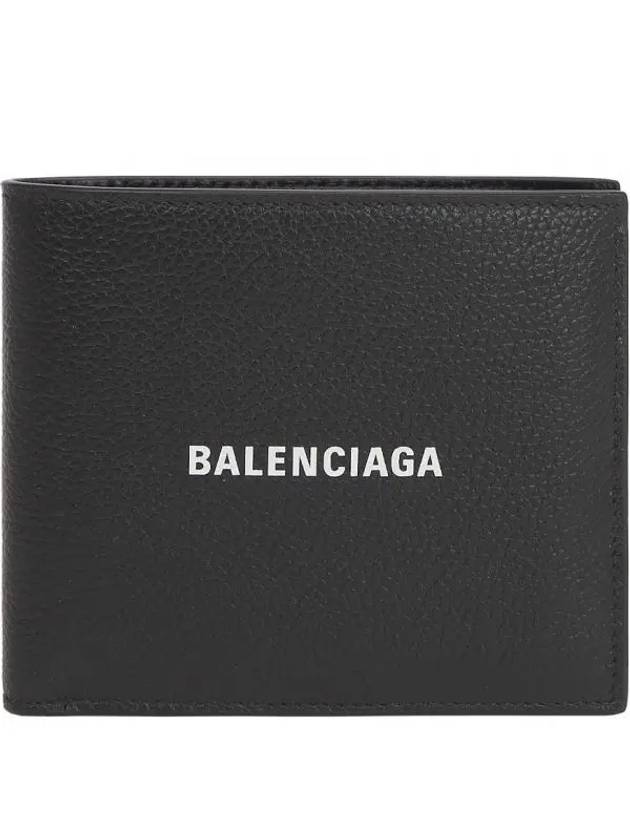 logo bifold wallet black - BALENCIAGA - BALAAN 2