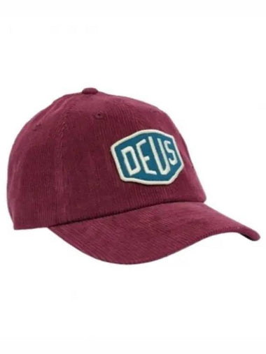 Shield Cord Dad Ball Cap Burgundy - DEUS EX MACHINA - BALAAN 1